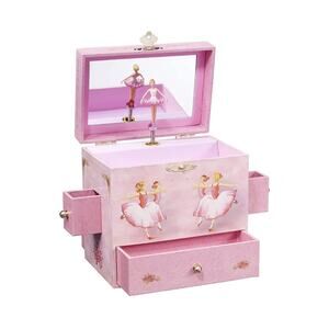 Enchantmints Ballerina Fairy Jewelry Box Musical Plays Swan Lake